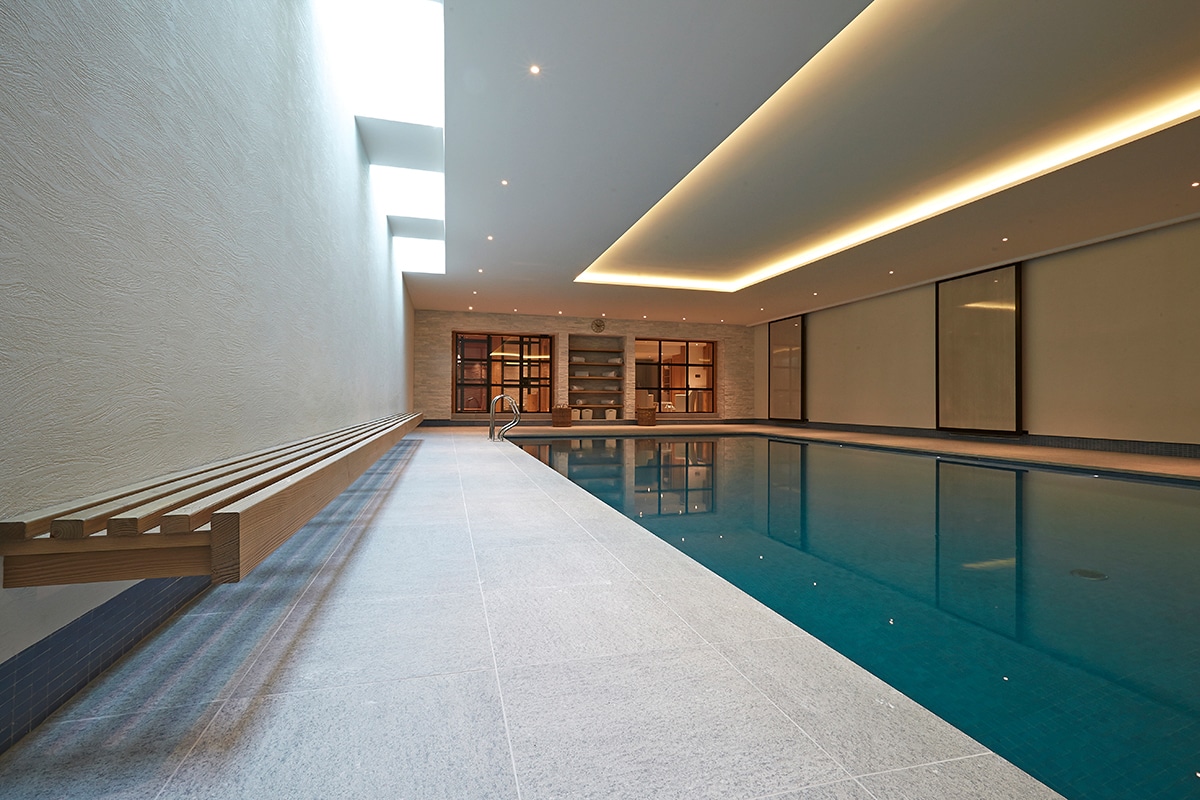 Indoor Pool Interior Design Stone Hollond